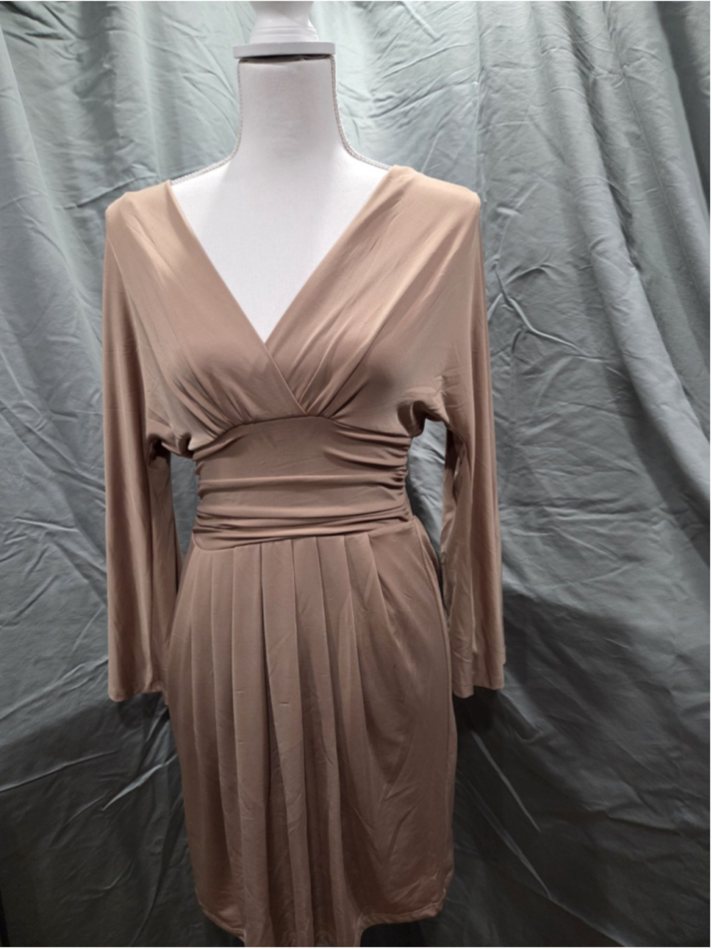 Bebe Tan Dress Whimsical Romance Size X